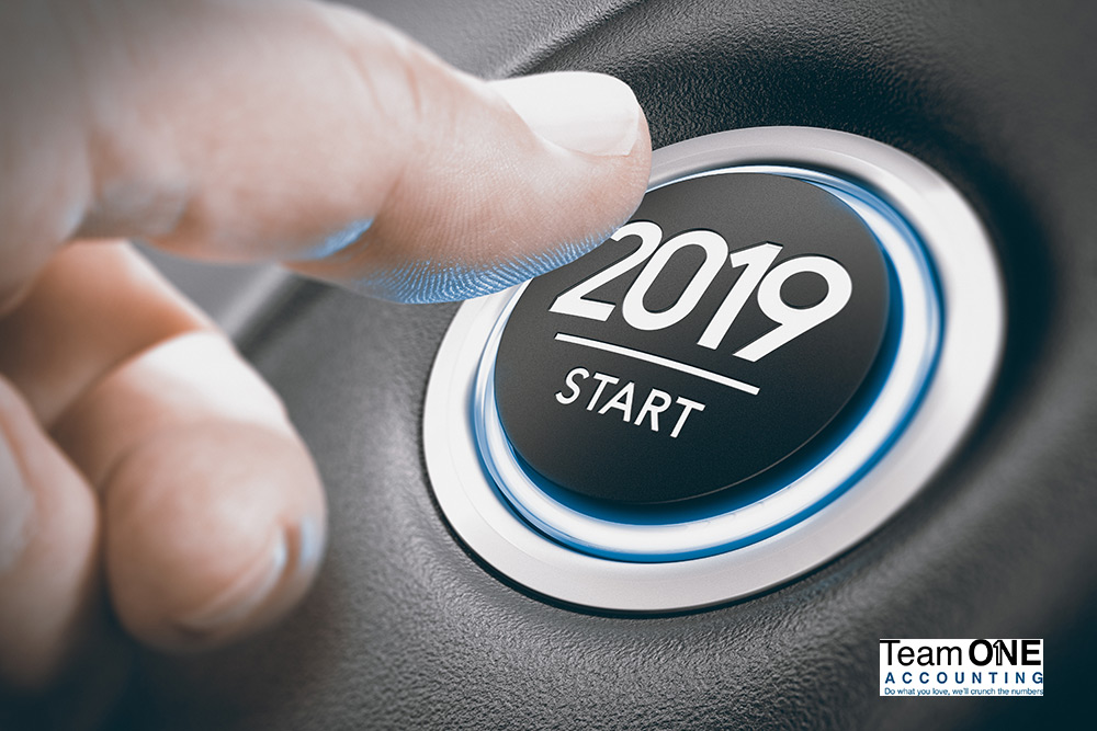 2019 new beginnings with Team One Accounting