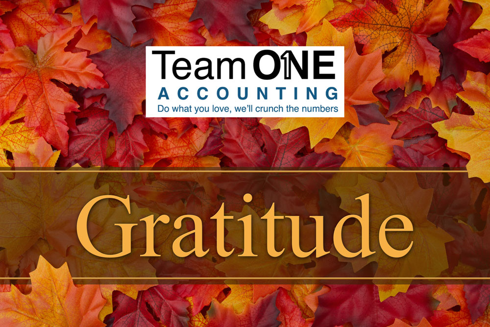 team one accounting gratitude